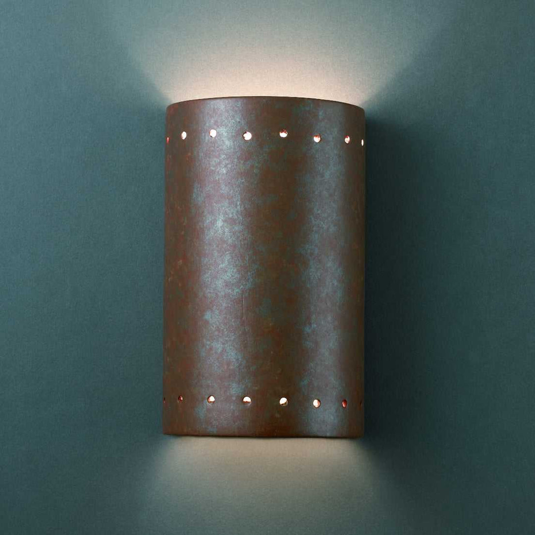 Ambiance Lantern in Rust Patina Justice Designs