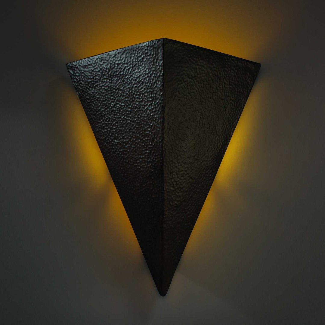 Ambiance Lantern in Hammered Iron Justice Designs