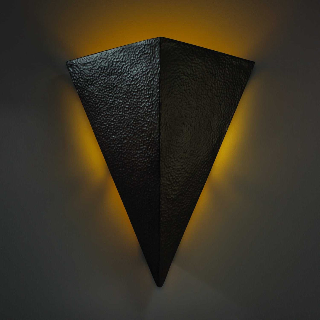 Ambiance Lantern in Hammered Iron Justice Designs