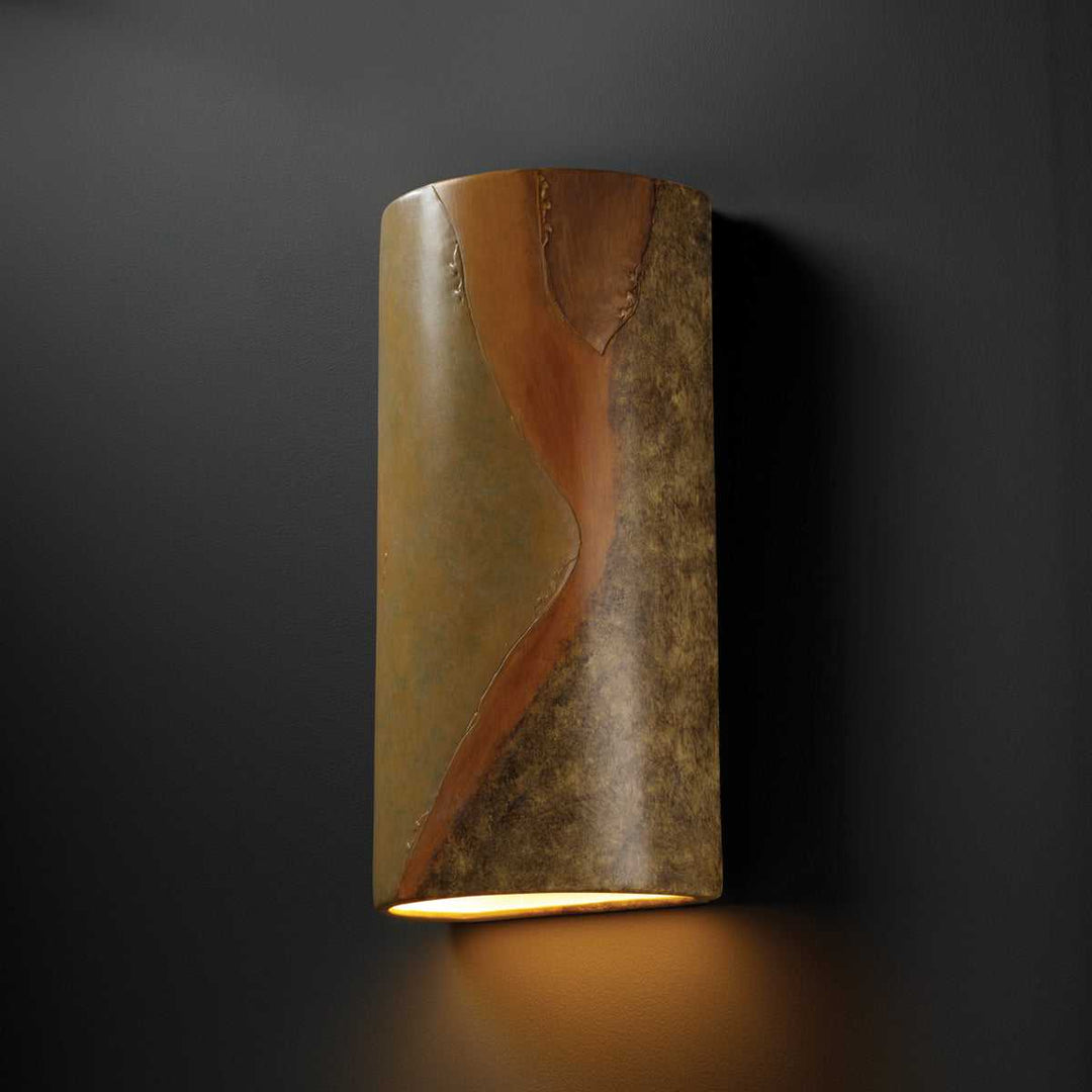 Ambiance Lantern in Harvest Yellow Slate Justice Designs