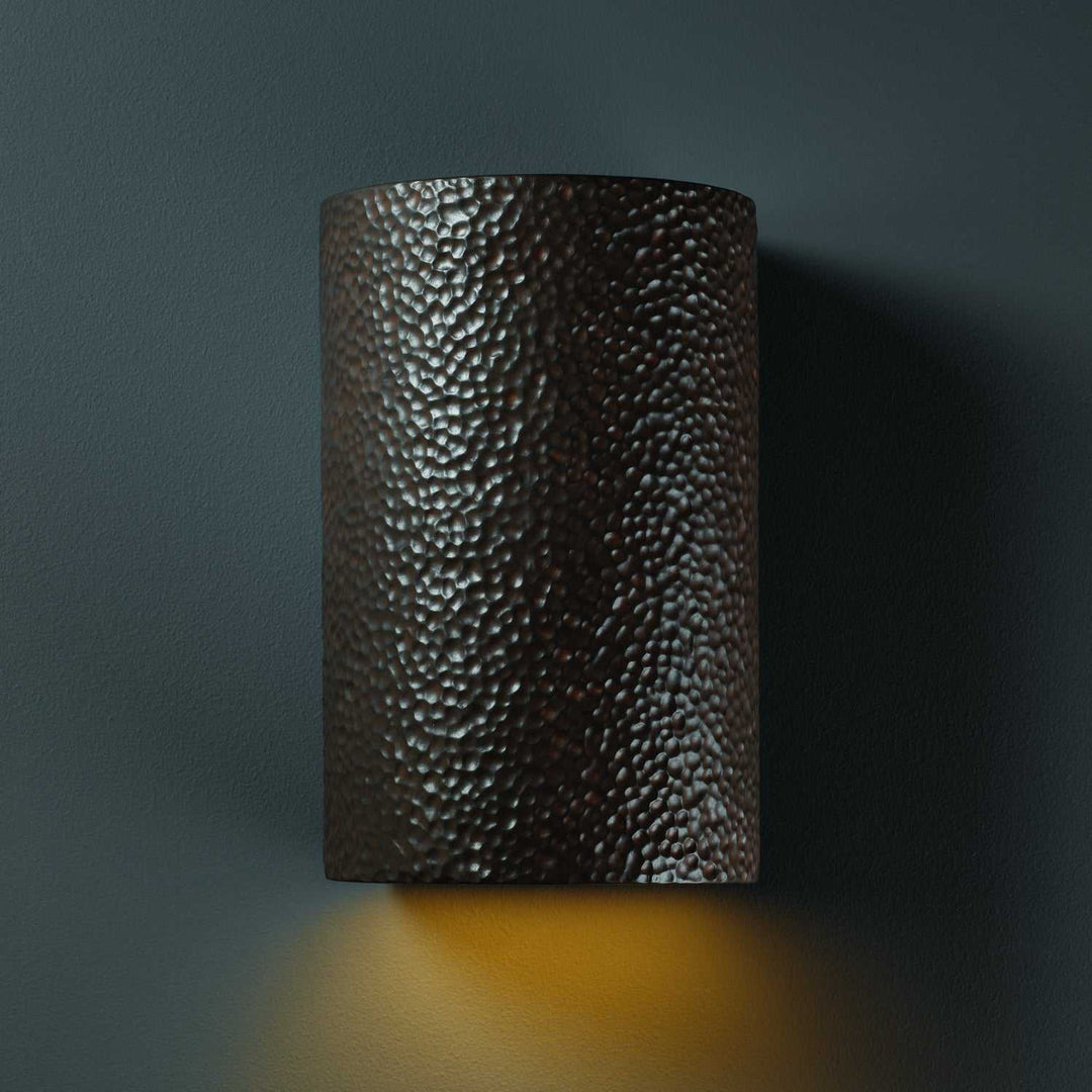 Ambiance Lantern in Hammered Iron Justice Designs