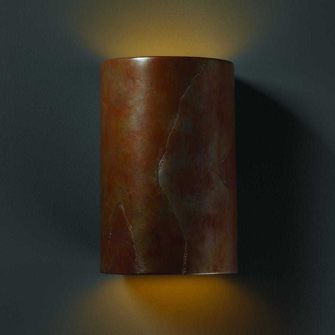 Ambiance Lantern in Tierra Red Slate Justice Designs