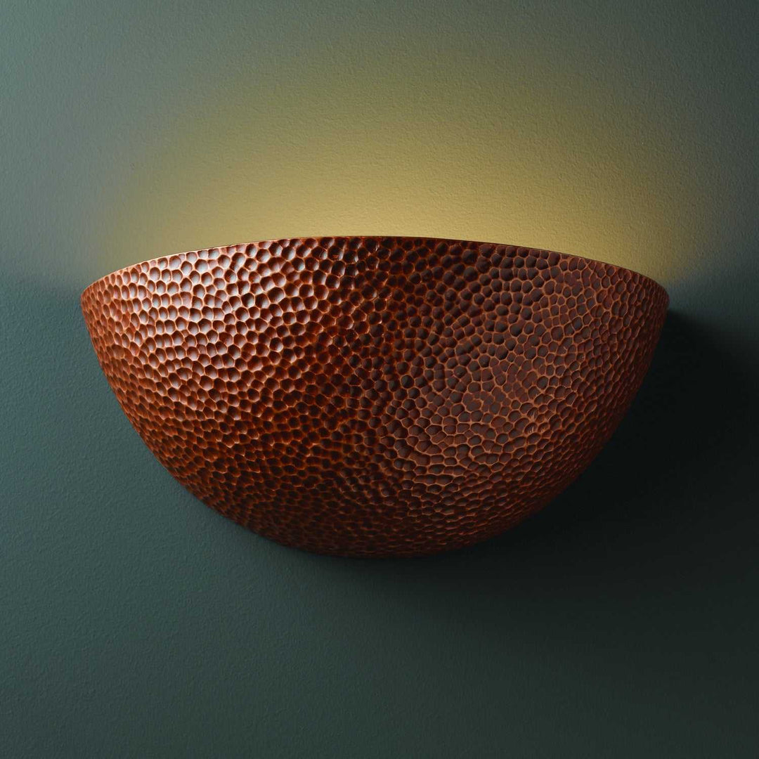 Ambiance Lantern in Hammered Copper Justice Designs