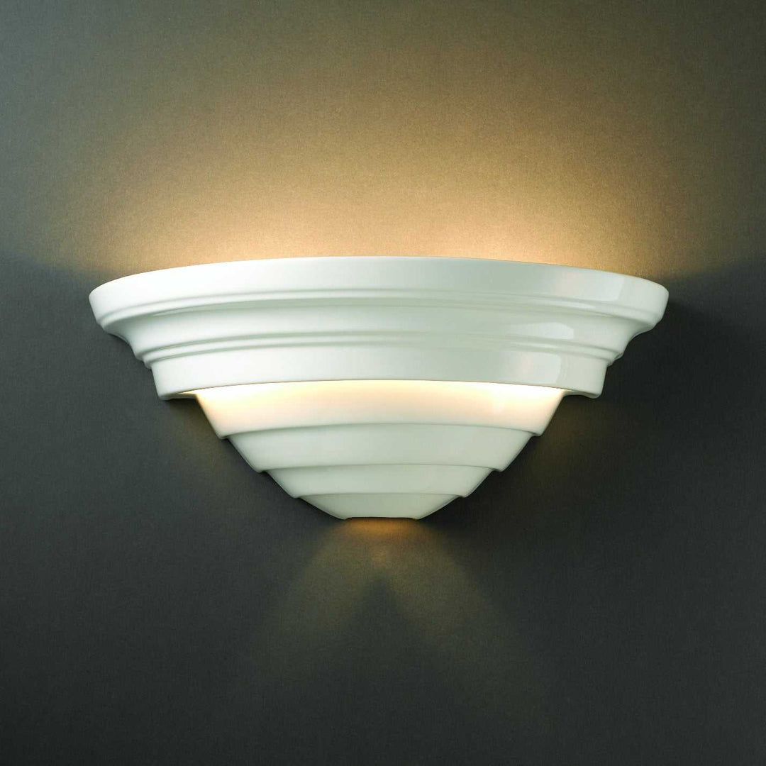 Ambiance Lantern in Gloss White Justice Designs