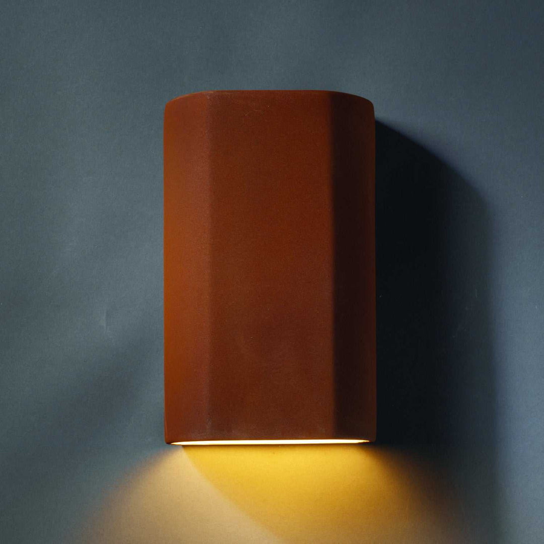 Ambiance Wall Sconce in Real Rust Justice Designs