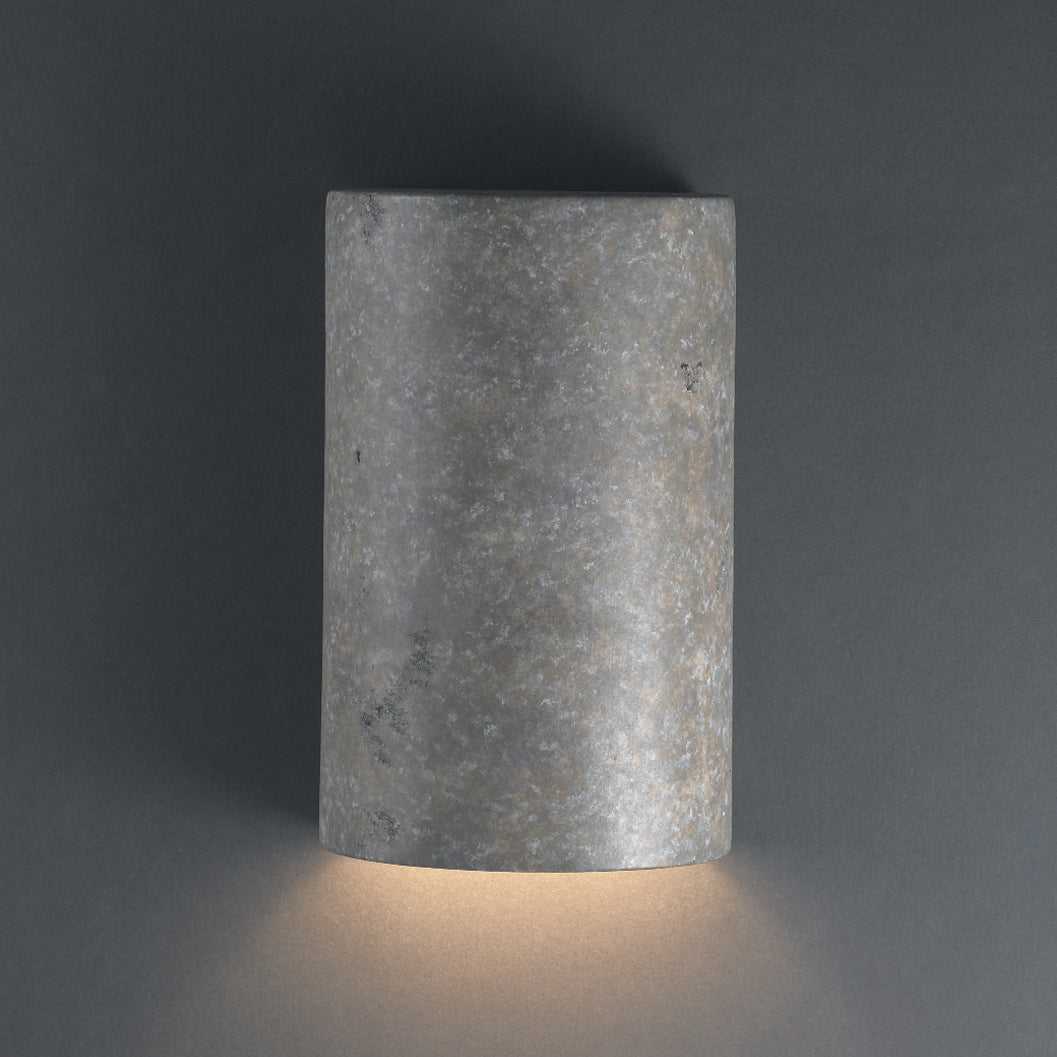 Ambiance Wall Sconce in Mocha Travertine Justice Designs