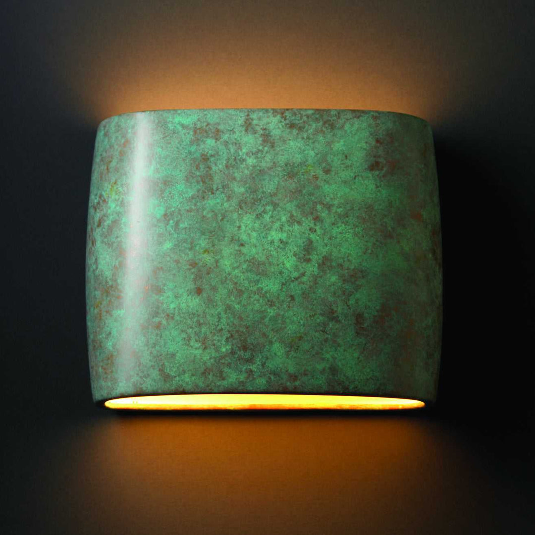 Ambiance Wall Sconce in Verde Patina Justice Designs