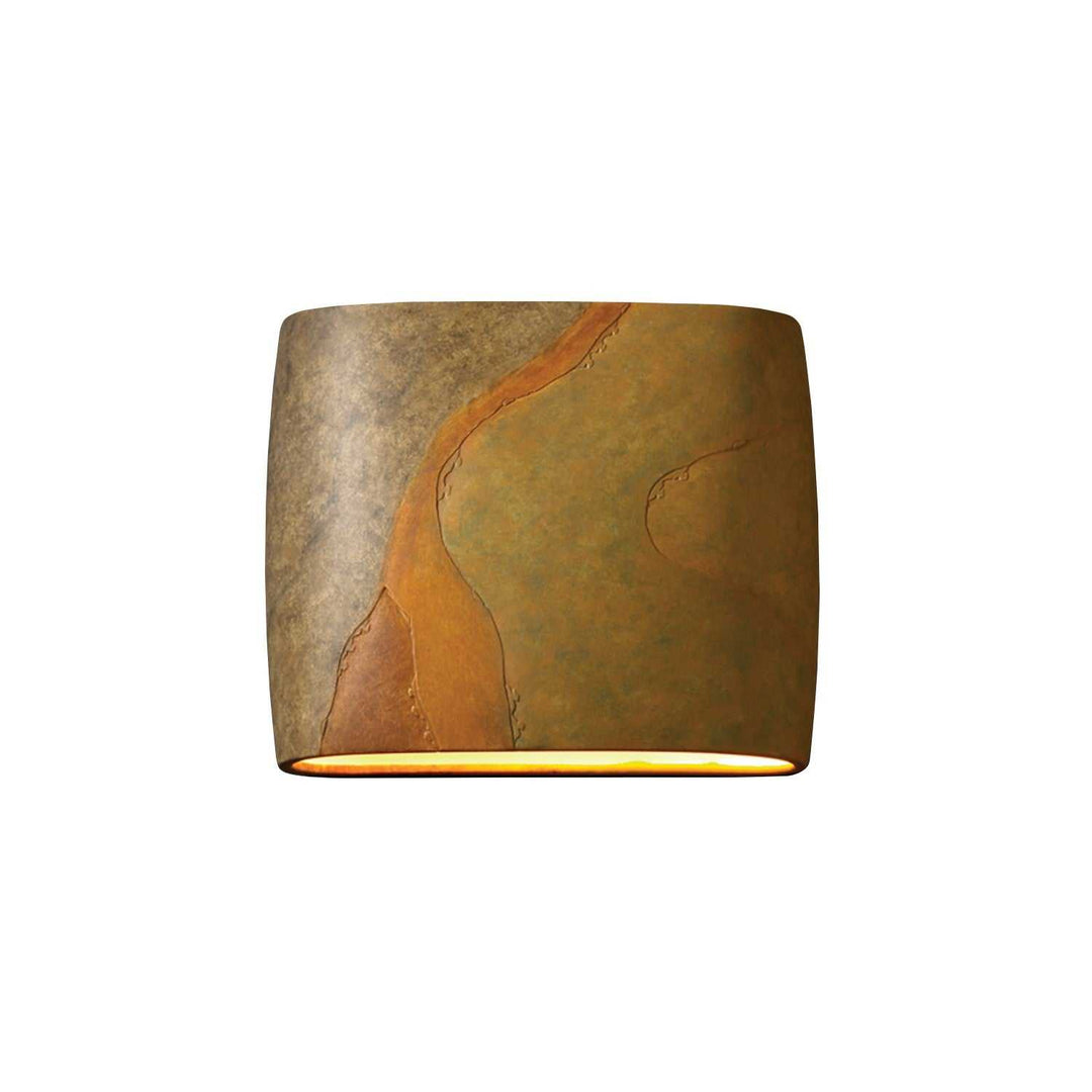 Ambiance Wall Sconce in Harvest Yellow Slate Justice Designs