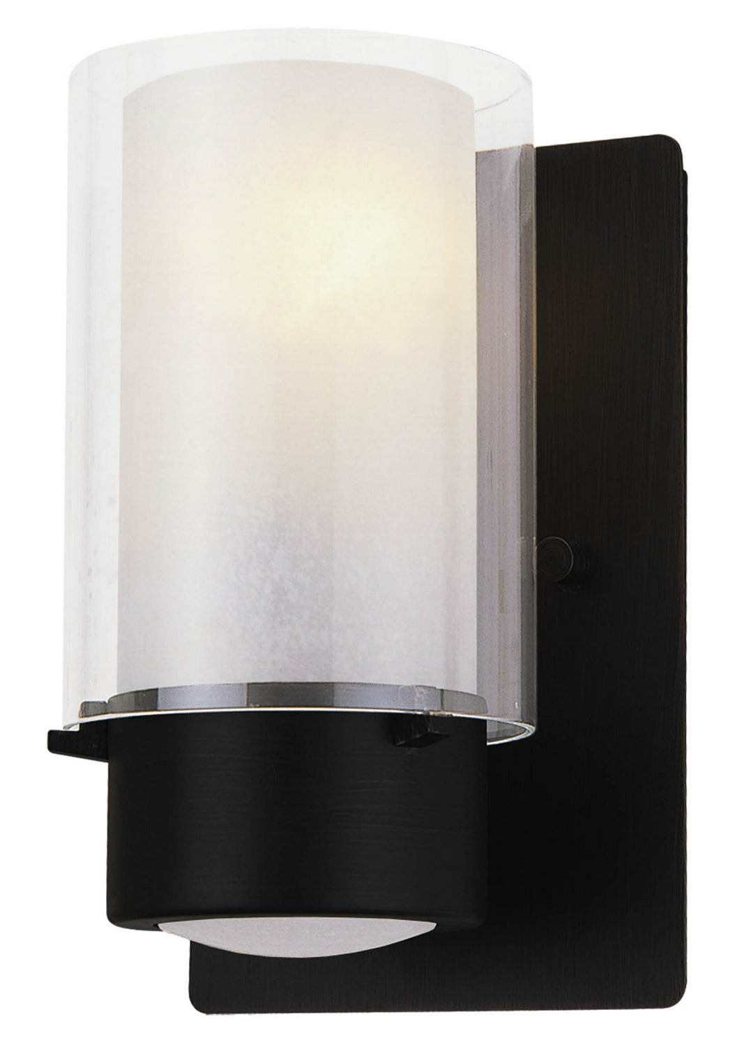 DVI Canada - DVP9001GR-OP - One Light Wall Sconce - Essex - Graphite w/Half Opal Glass
