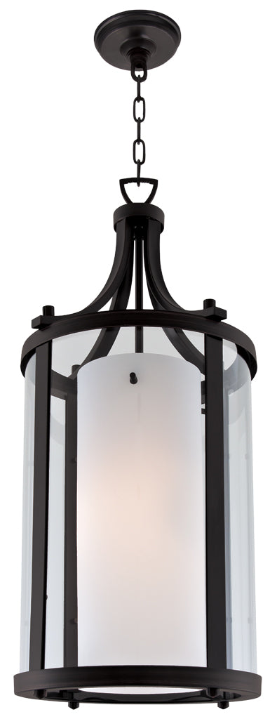 DVI Canada - DVP9011GR-OP - Two Light Pendant - Essex - Graphite w/Half Opal Glass
