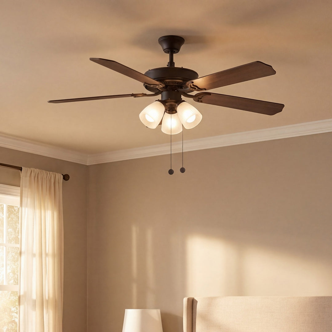 Meridian - M2021ORBRV - 52" Ceiling Fan - First Value - Oil Rubbed Bronze