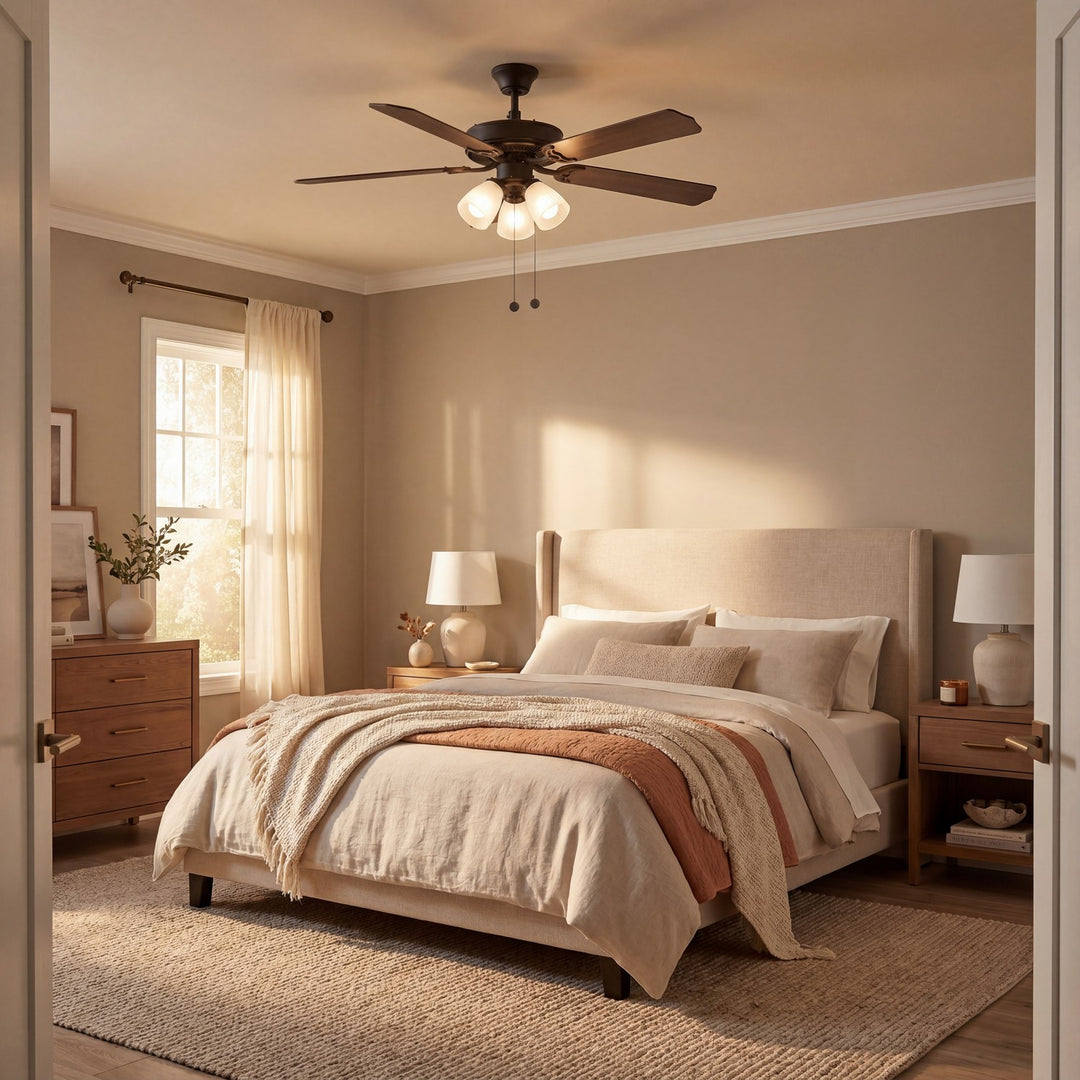 Meridian - M2021ORBRV - 52" Ceiling Fan - First Value - Oil Rubbed Bronze