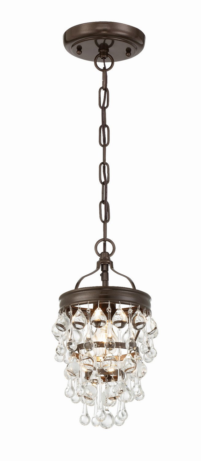 Calypso One Light Mini Chandelier in Vibrant Bronze - available from The Lighting Shoppe, trusted by Canadian homeowners