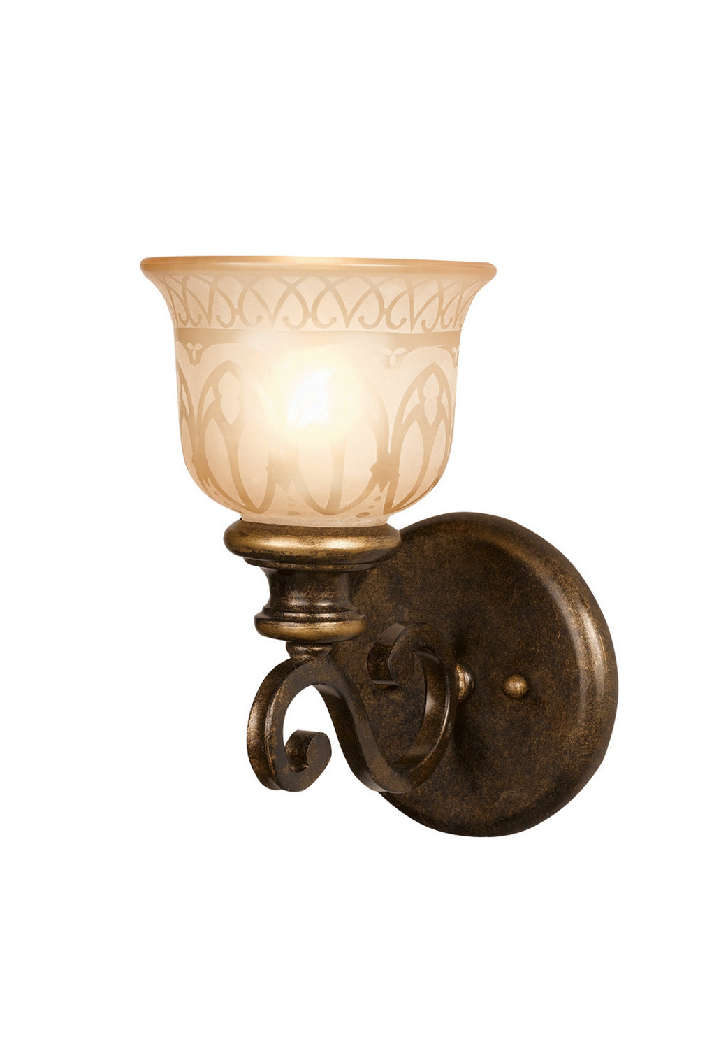 Norwalk One Light Wall Sconce in Bronze Umber - available from The Lighting Shoppe, trusted by Canadian homeowners