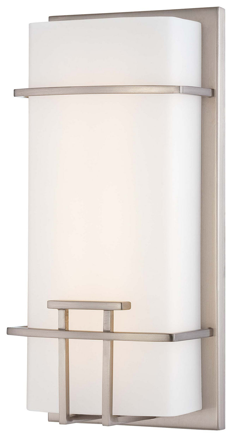George Kovacs LED Wall Sconce in Brushed Nickel - available from The Lighting Shoppe, trusted by Canadian homeowners