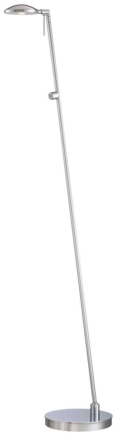 George's Reading Room LED Floor Lamp in Chrome - available from The Lighting Shoppe, trusted by Canadian homeowners