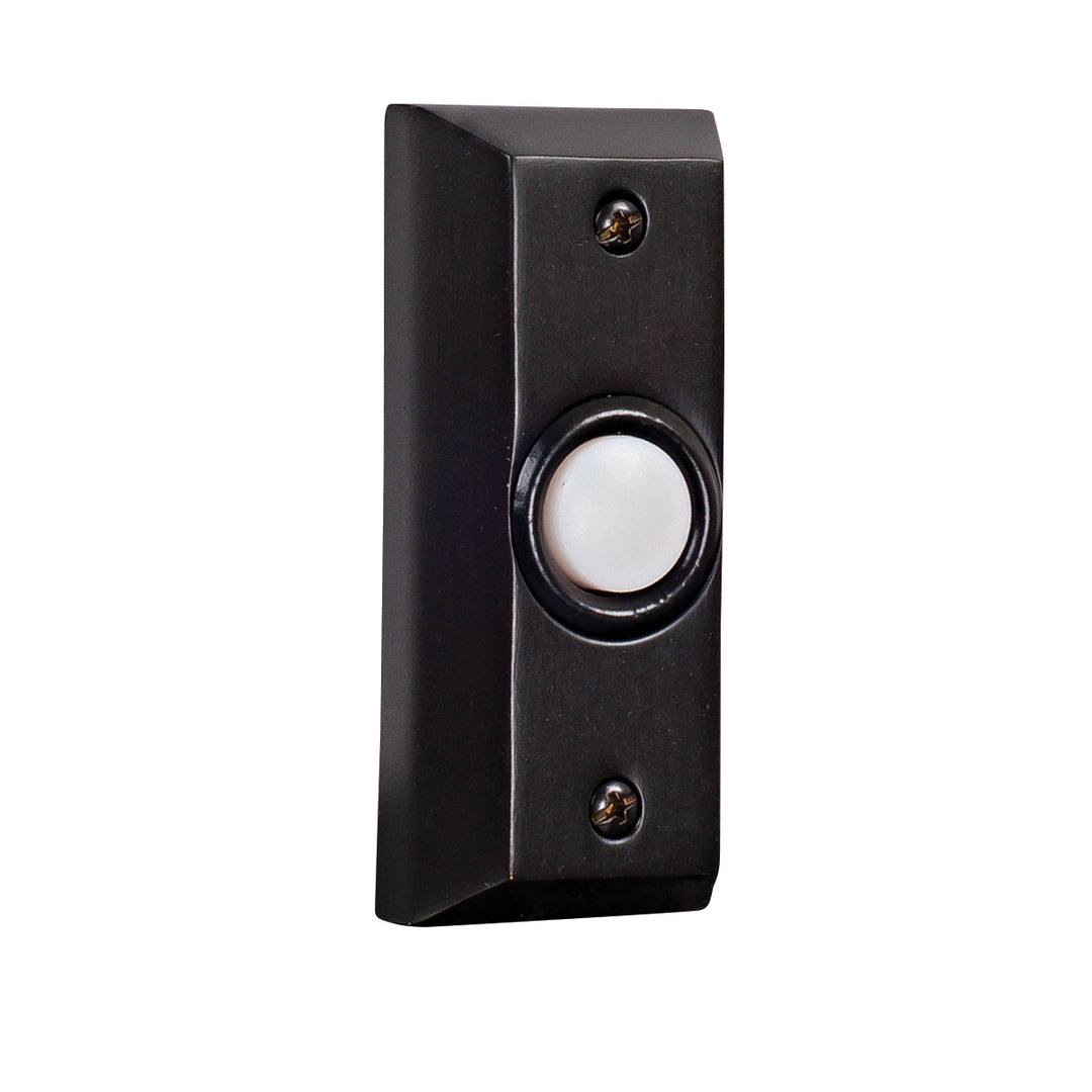 Push Button-Surface Mount Surface Mount Rectangle Lighted Push Button in Bronze - available from The Lighting Shoppe, trusted by Canadian homeowners