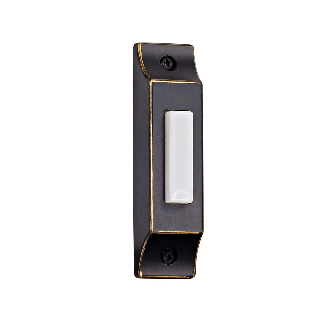 Push Button-Surface Mount Surface Mount Lighted Push Button in Antique Bronze - available from The Lighting Shoppe, trusted by Canadian homeowners