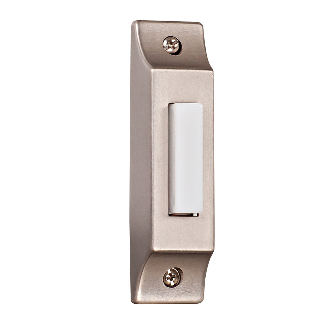 Push Button-Surface Mount Surface Mount Lighted Push Button in Pewter - available from The Lighting Shoppe, trusted by Canadian homeowners