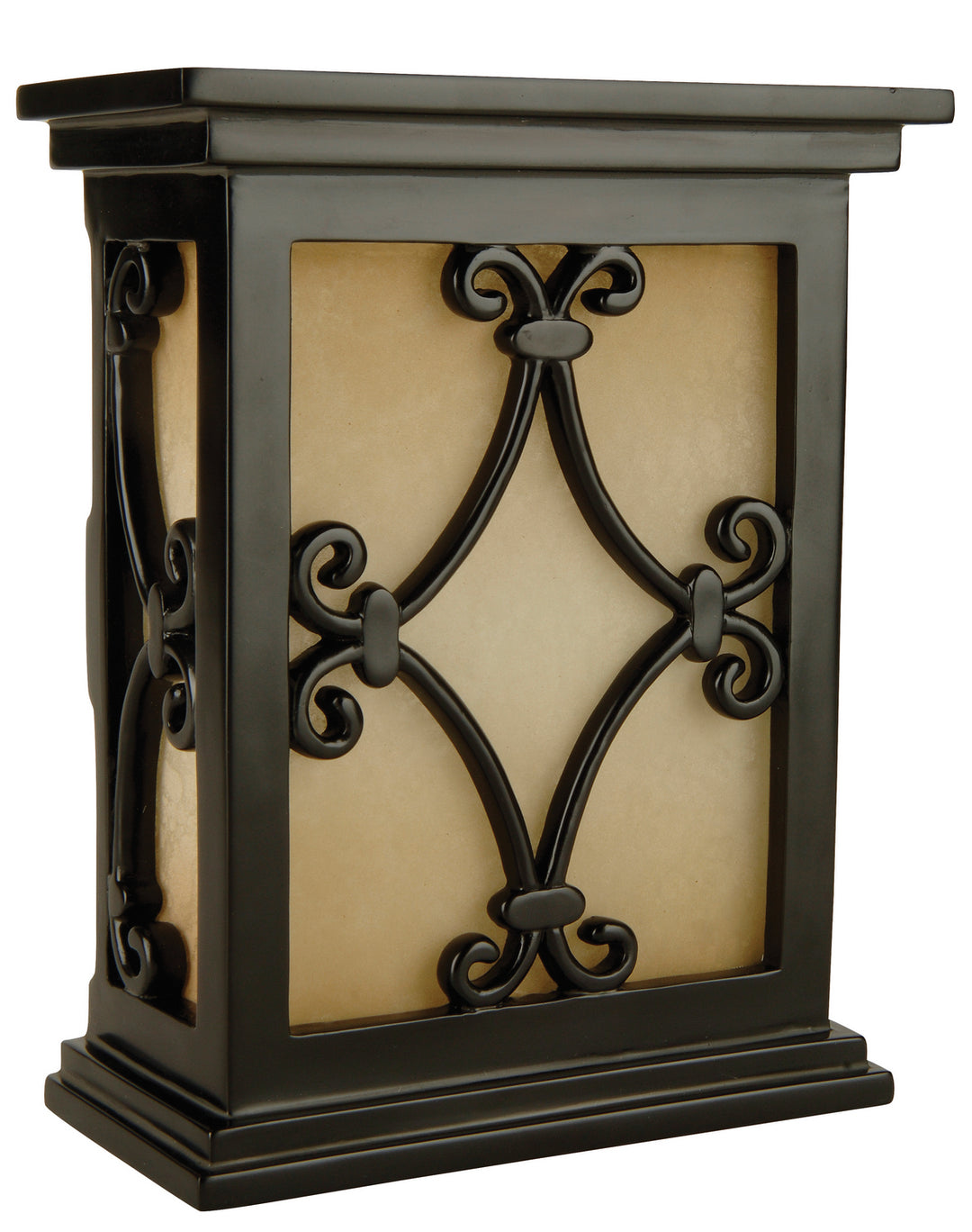 Designer-Chime Hand-Carved Scroll Design Chime in Black - available from The Lighting Shoppe, trusted by Canadian homeowners