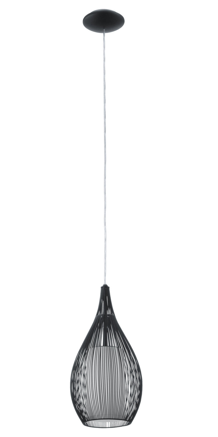 Eglo Canada - 92252A - One Light Pendant - Razoni - Black