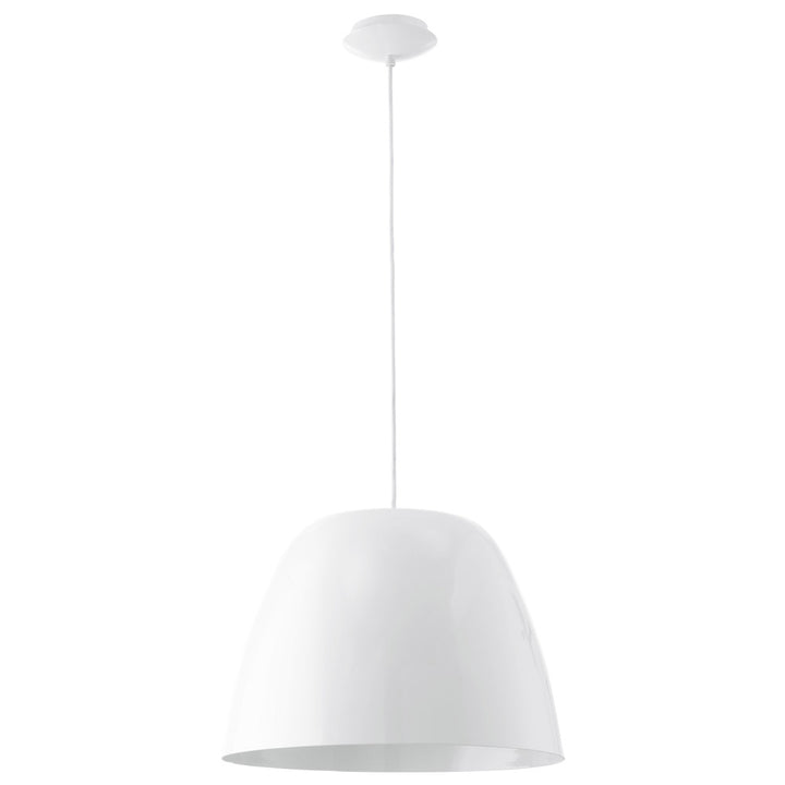 Eglo Canada - 92719A - One Light Pendant - Coretto - Steel / Glossy White