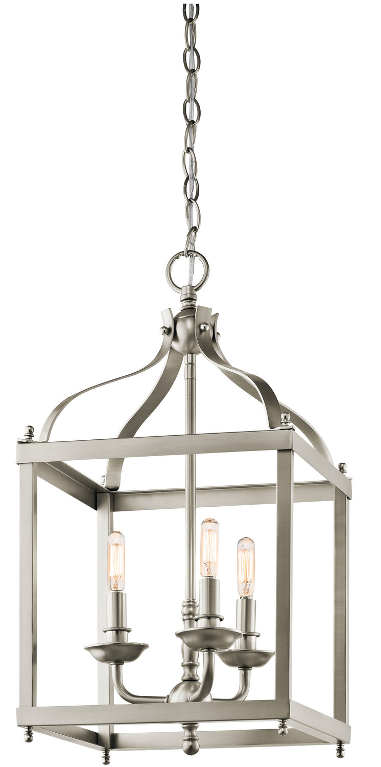 Kichler Canada - 42566NI - Three Light Pendant - Larkin - Brushed Nickel