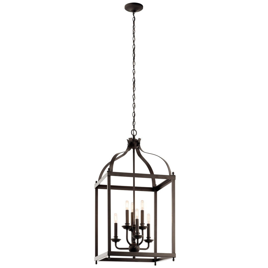 Kichler Canada - 42568OZ - Six Light Foyer Chandelier - Larkin - Olde Bronze