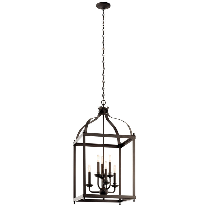 Kichler Canada - 42568OZ - Six Light Foyer Chandelier - Larkin - Olde Bronze