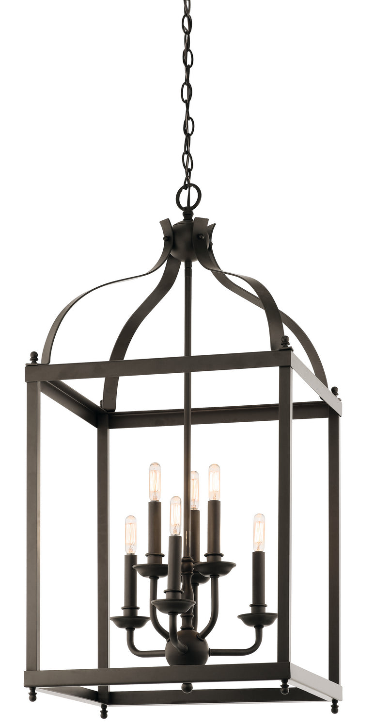 Kichler Canada - 42568OZ - Six Light Foyer Chandelier - Larkin - Olde Bronze