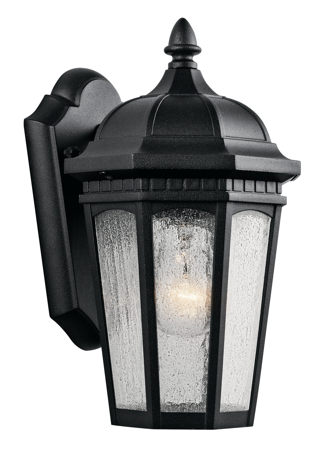 Kichler Canada - 9032BKT - One Light Outdoor Wall Mount - Courtyard - Textured Black