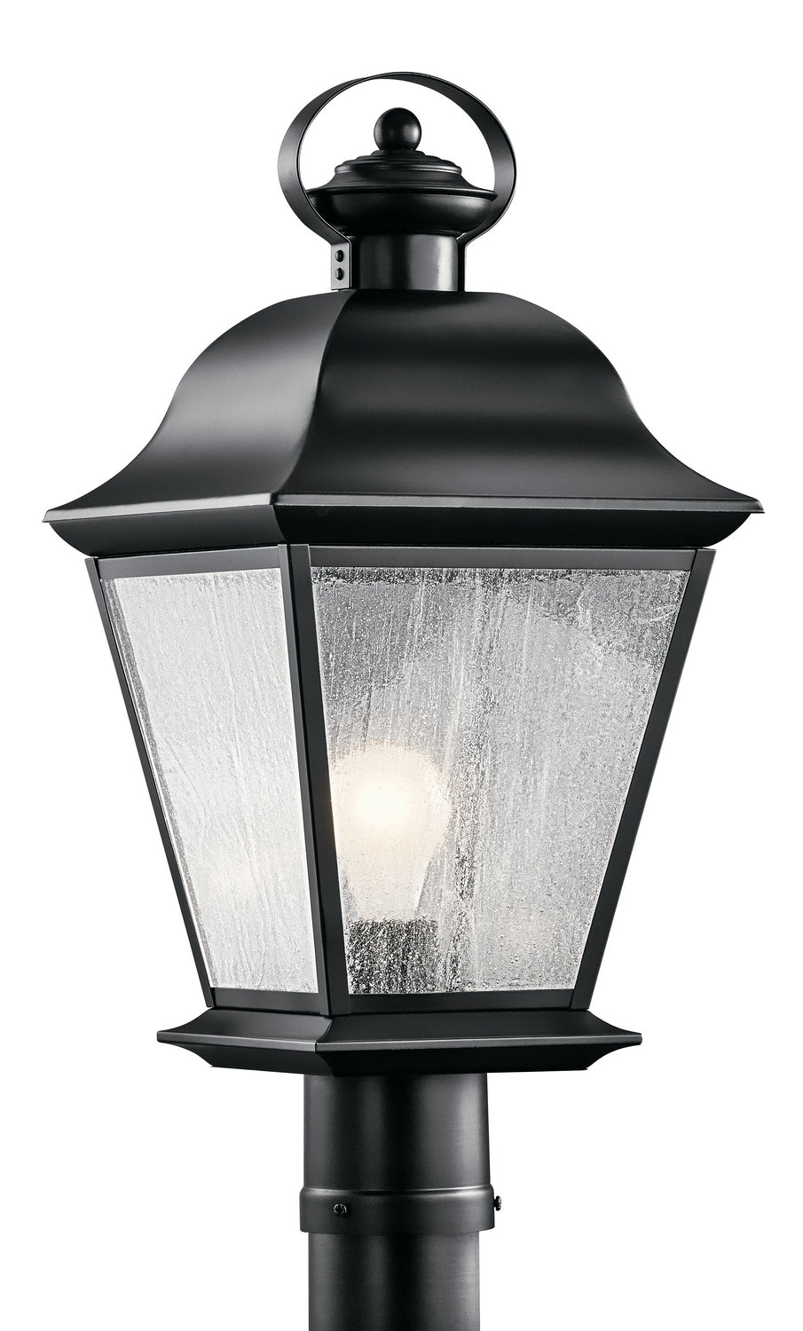 Kichler Canada - 9909BK - One Light Outdoor Post Mount - Mount Vernon - Black
