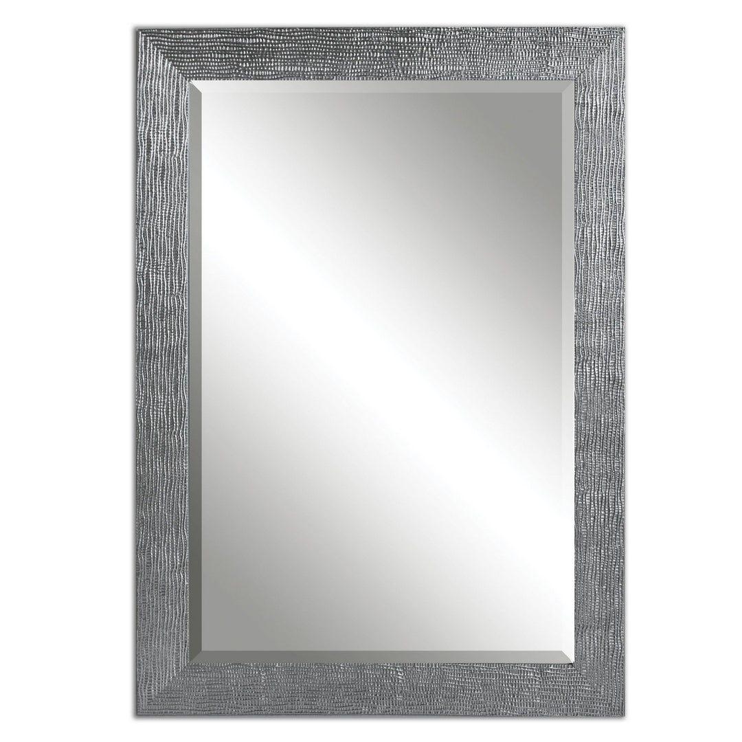 Tarek Mirror in Silver w/Light Gray Glaze - available from The Lighting Shoppe, trusted by Canadian homeowners