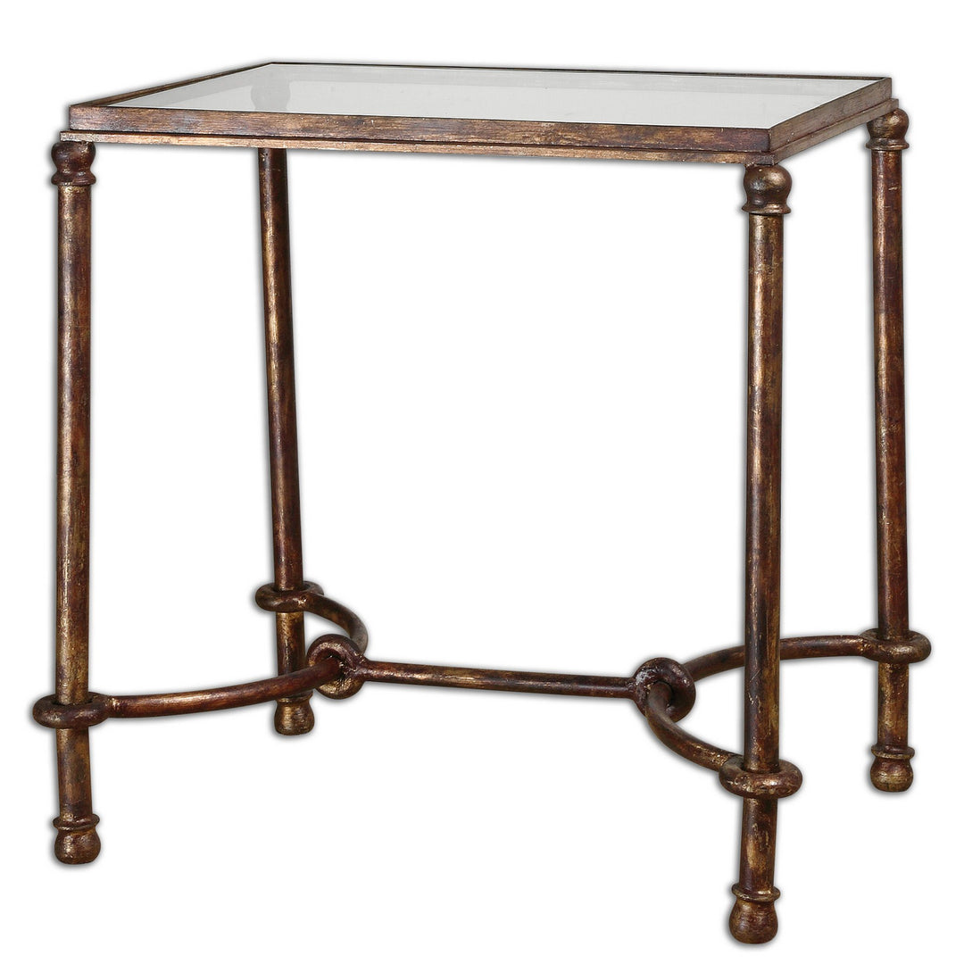 Warring End Table in Rustic Bronze Patina - available from The Lighting Shoppe, trusted by Canadian homeowners