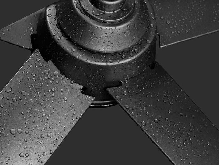 Hunter 52 inch Skyflow Matte Black WeatherMax Indoor / Outdoor Ceiling Fan with LED Light Kit and Wall Control Hunter Fan Canada