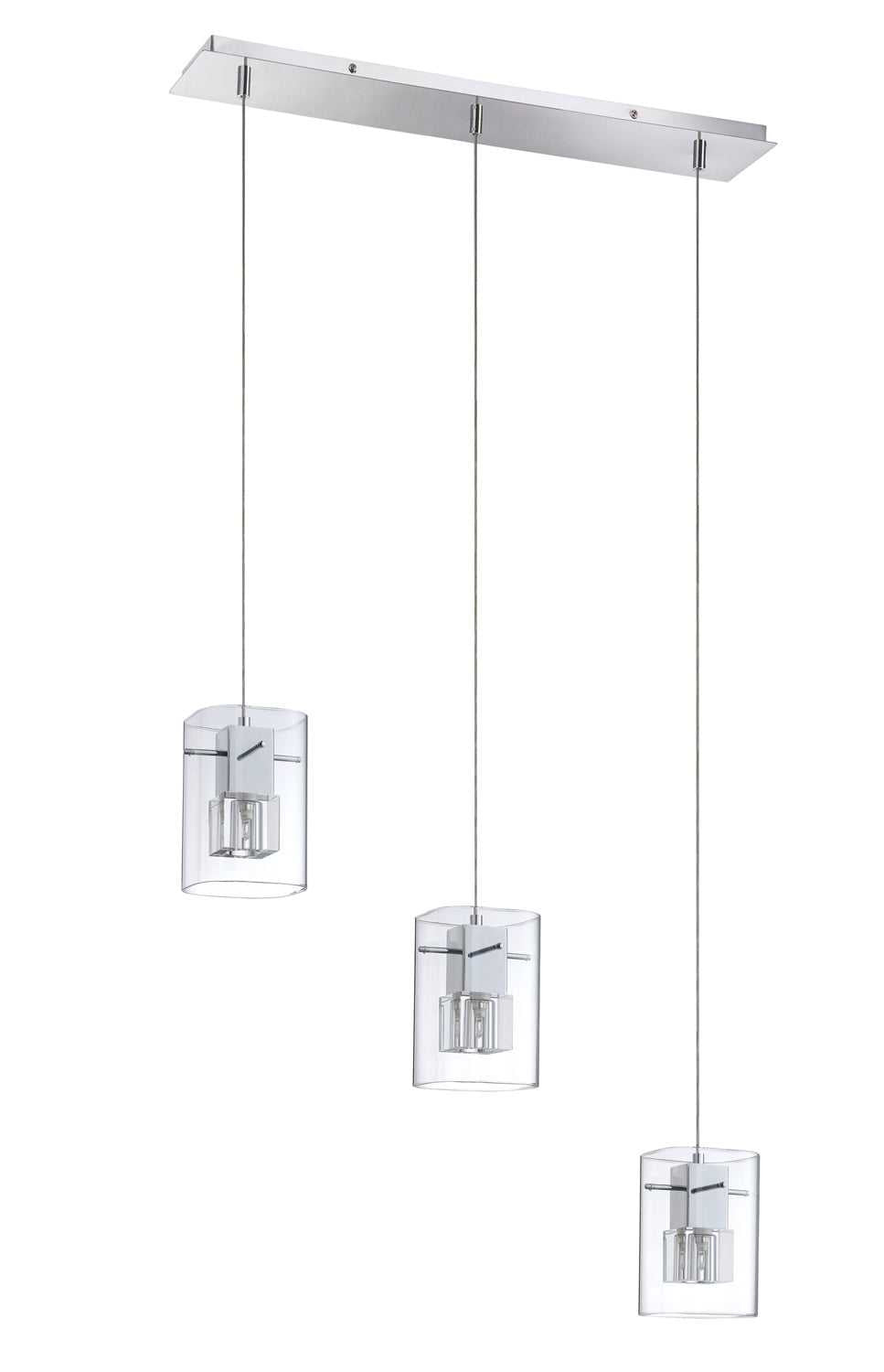 Metro Three Light Bar in Chrome by | The Lighting Shoppe Canada ...