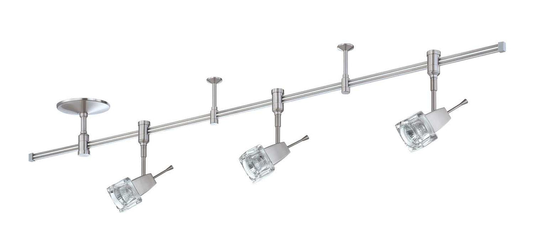 Track Three Light Track Lighting Kit in Satin Nickel Kendal Canada