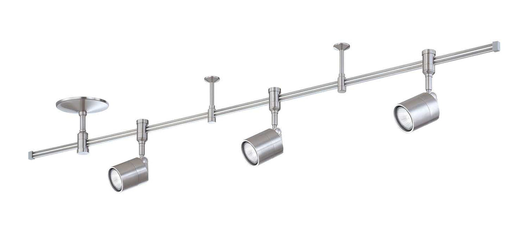 Track Three Light Track Lighting Kit in Satin Nickel Kendal Canada
