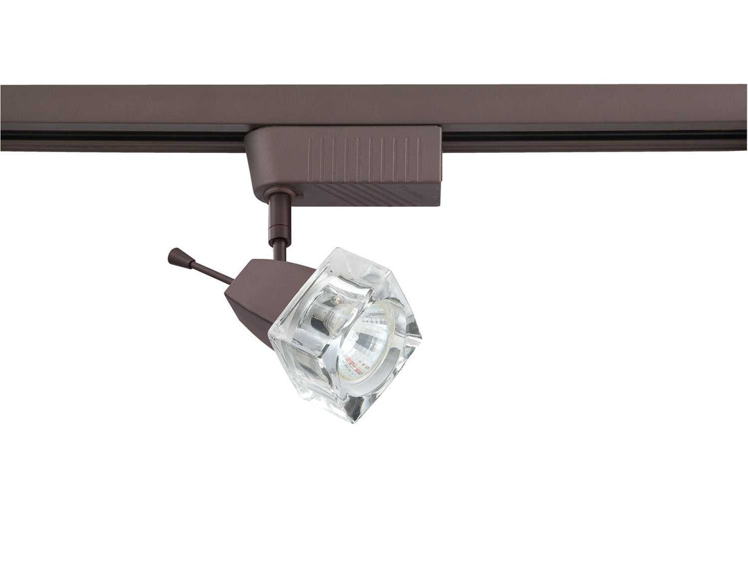 One Light Track Head in Oil Rubbed Bronze Kendal Canada