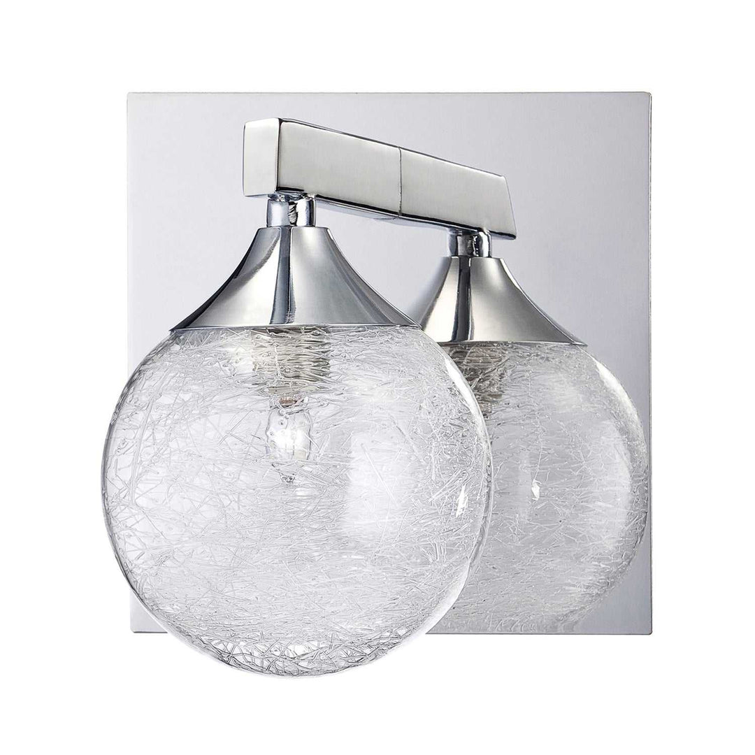 Fybra One Light Bath Sconce in Chrome Kendal Canada
