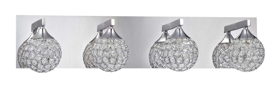 Crys Four Light Bath in Chrome Kendal Canada