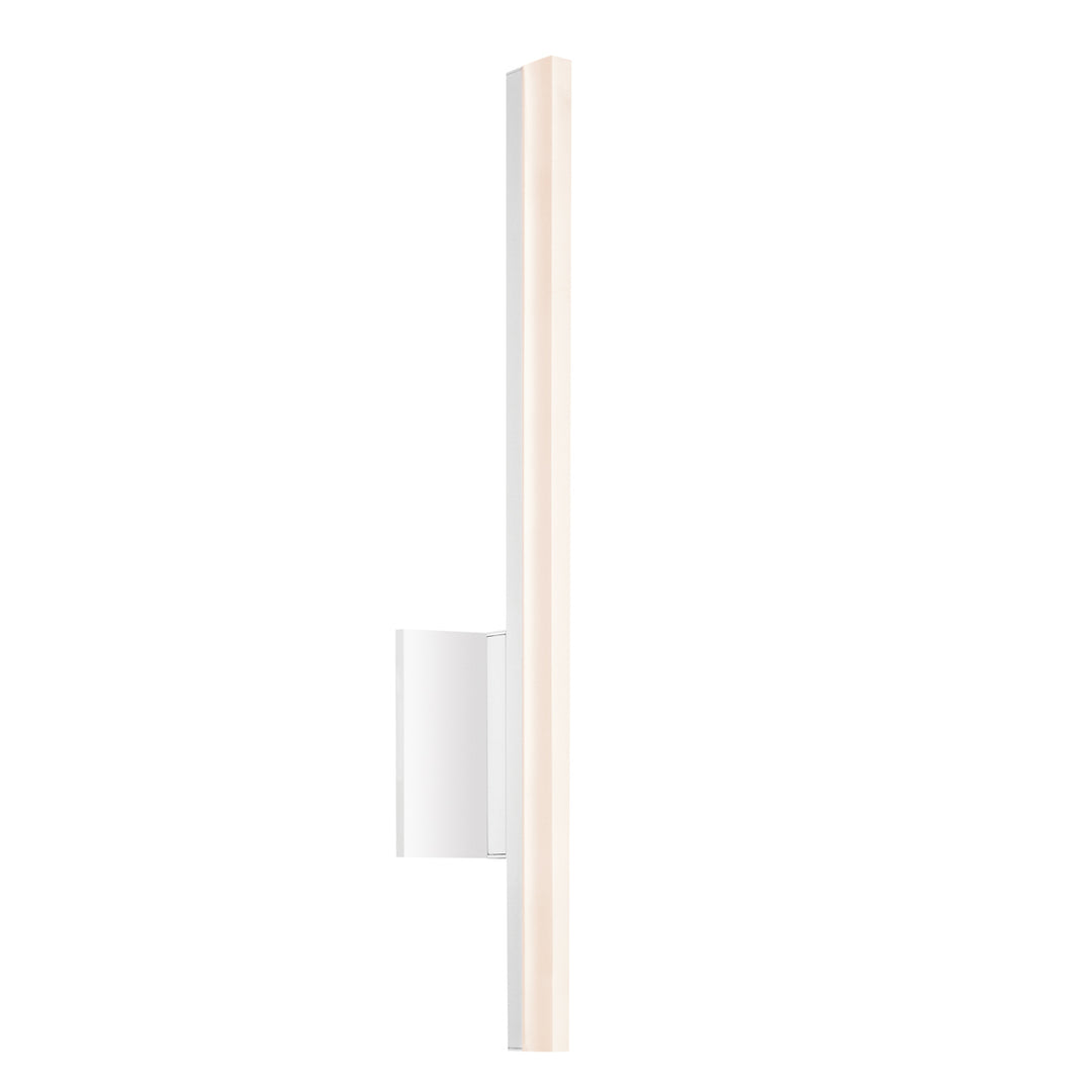 Stiletto LED Wall Sconce in Satin White - available from The Lighting Shoppe, trusted by Canadian homeowners
