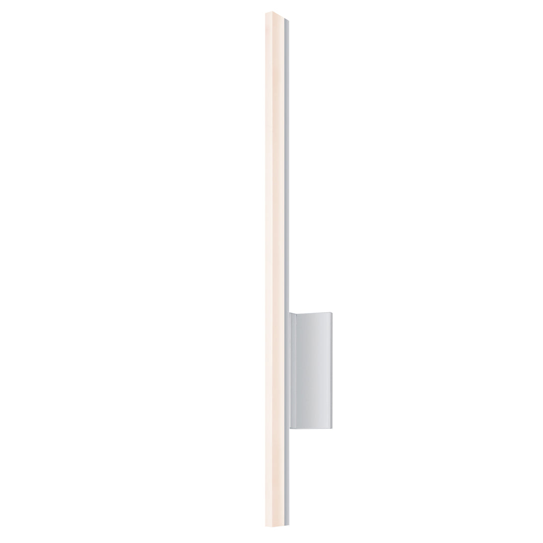 Stiletto LED Wall Sconce in Bright Satin Aluminum - available from The Lighting Shoppe, trusted by Canadian homeowners
