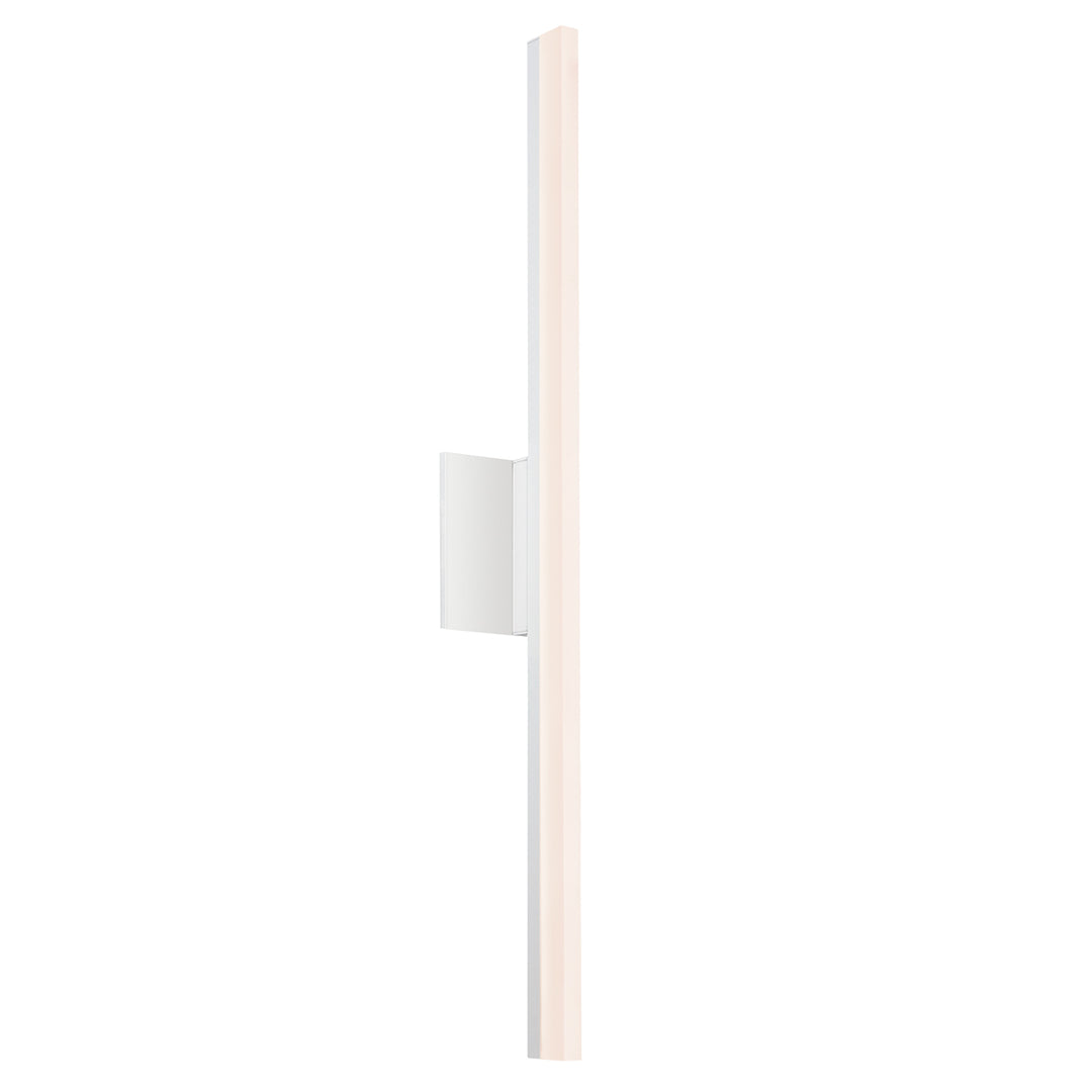 Stiletto LED Wall Sconce in Satin White - available from The Lighting Shoppe, trusted by Canadian homeowners