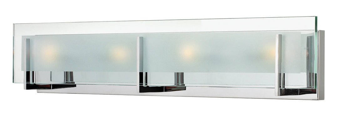 Latitude Four Light Vanity in Chrome - available from The Lighting Shoppe, trusted by Canadian homeowners
