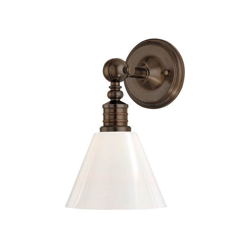 Hudson Valley Canada - 9601-DB - One Light Wall Sconce - Darien - Distressed Bronze