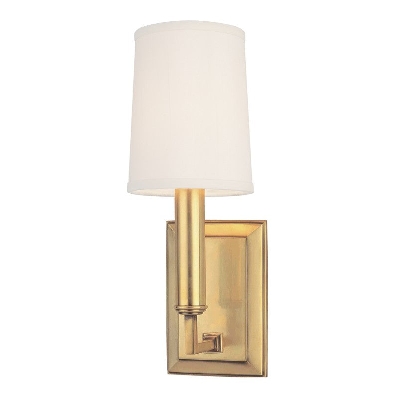 Hudson Valley Canada - 811-AGB - One Light Wall Sconce - Clinton - Aged Brass
