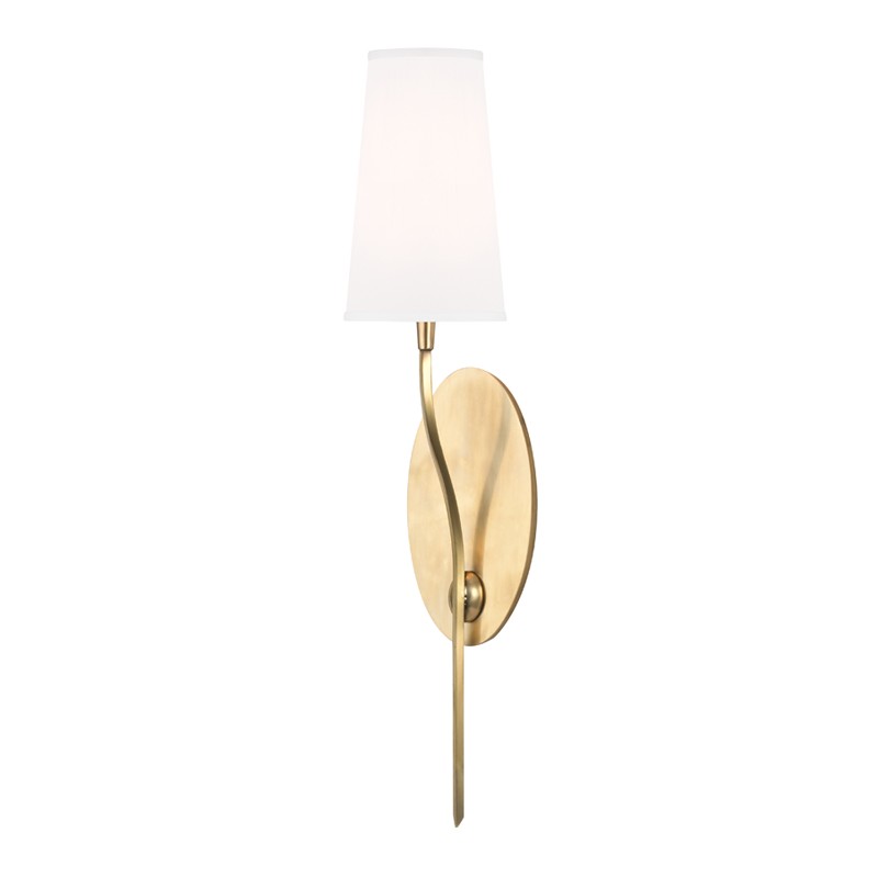 Hudson Valley Canada - 3711-AGB-WS - One Light Wall Sconce - Rutland - Aged Brass