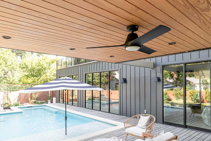 Aeronaut Outdoor Smart Fan with LED Light 52 inch with Remote DC Motor Hunter Fan Canada