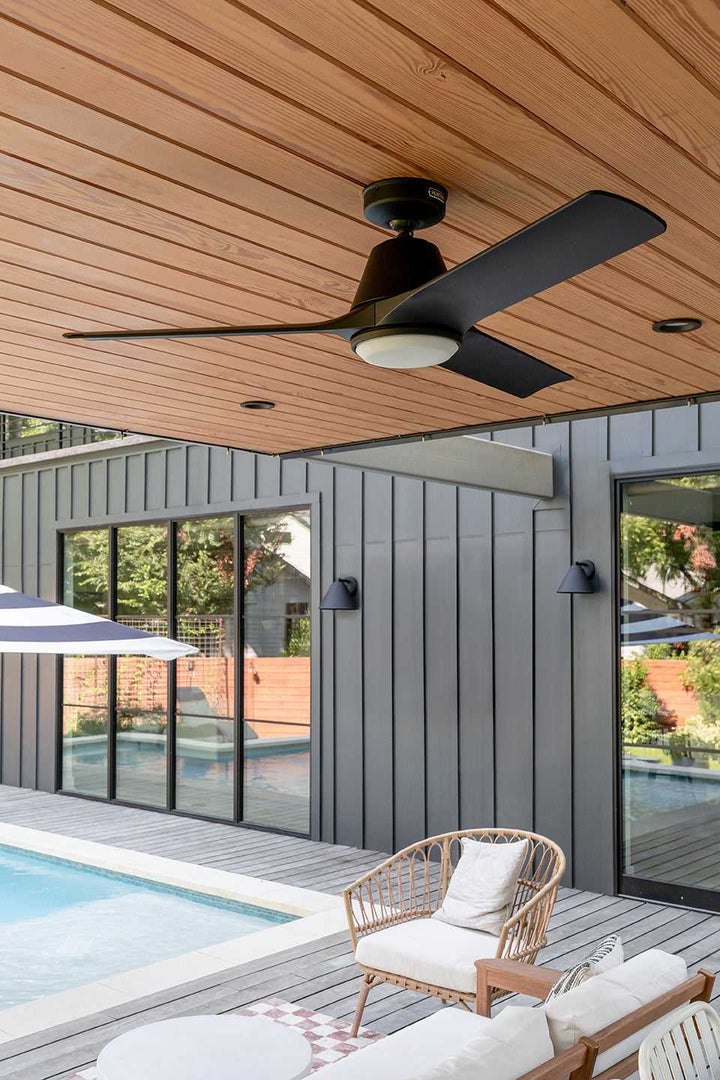 Aeronaut Outdoor Smart Fan with LED Light 52 inch with Remote DC Motor Hunter Fan Canada